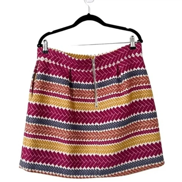 Women’s Anthropologie Striped Morgan Carper Nomad Mini Skirt - Picture 8 of 10